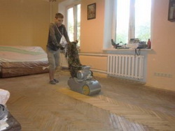 Стандартная циклевка паркета